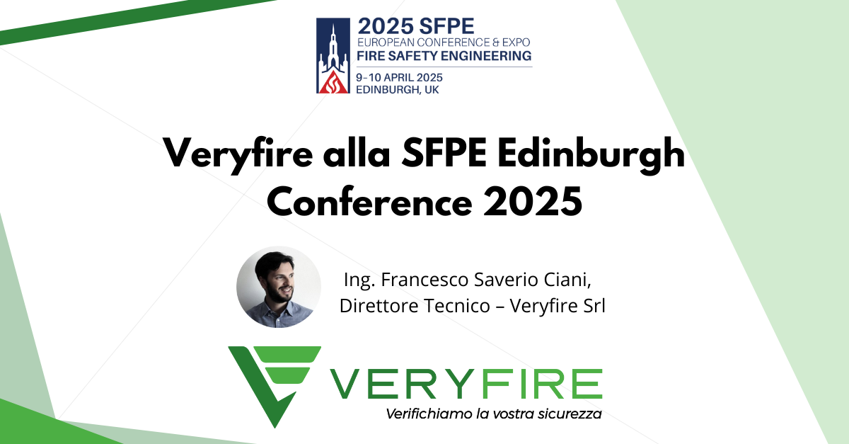 Francesco Saverio Ciani alla SFPE Edinburgh Conference 2025
